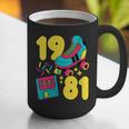 1981 Retro Raised In The 80s Old School Nostalgia Vibes Graphic Print Coffee Mug 1981 Retro Raised In The 80s Old School Nostalgia Vibes Graphic Print Coffee Mug