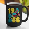 1986 Retro Raised In The 80s Old School Nostalgia Vibes Graphic Print Coffee Mug