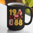 1988 Retro Raised On 80s Music Old School Nostalgia Punk Graphic Print Coffee Mug 1988 Retro Raised On 80s Music Old School Nostalgia Punk Graphic Print Coffee Mug