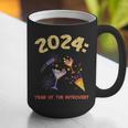 2024 Year Of The Introvert New Year Adventures Graphic Print Coffee Mug 2024 Year Of The Introvert New Year Adventures Graphic Print Coffee Mug