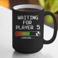 3rd Time Dad Mom Waiting For Player 5 Baby 3 Announcement Graphic Print Coffee Mug