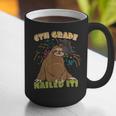 6th Grade Graduation Sloth Nailed It Class Of 2025 Graphic Print Coffee Mug