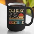 This Is My 70s Costume Vintage Nostalgia Mixtape 1970s Party Graphic Print Coffee Mug