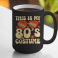 This Is My 80s Costume Vibes Nostalgia 1980s Vintage Fashion Graphic Print Coffee Mug