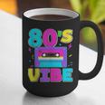 80's Vibe Retro Style Cassette Tape Nostalgia 1980s Party Graphic Print Coffee Mug