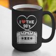 90s Nostalgia Cassette Heart Retro I Love The 90s Graphic Print Coffee Mug