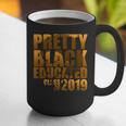 African American Girl Graduation Shirt Senior 2019 Graphic Print Coffee Mug
