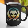 Alien Face Ew People Ufo Introvert Men Women Kids Teen Graphic Print Coffee Mug