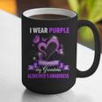Alzheimer's Awareness I Wear Purple In Memory Of My Grandma Graphic Print Coffee Mug