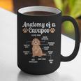 Anatomy Of A Cavapoo Dog Cavapoo Owner Cavapoo Dad Graphic Print Coffee Mug