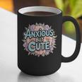 Anxious But Cute Introvert Floral Social Anxiety Graphic Print Coffee Mug Anxious But Cute Introvert Floral Social Anxiety Graphic Print Coffee Mug