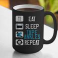 Athletic Trainer Eat Sleep Tape Ankles Graduation Graphic Print Coffee Mug