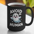 Avoid Humans Cute Kawaii Pastel Ghost Introvert Saying Graphic Print Coffee Mug Avoid Humans Cute Kawaii Pastel Ghost Introvert Saying Graphic Print Coffee Mug