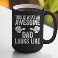 This Is What An Awesome Dad Looks Like Shirt Men Fathers Day Graphic Print Coffee Mug