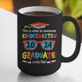 Awesome Kindergarten Graduate Looks Like 2024 Graduation Graphic Print Coffee Mug
