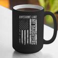 ON Back Awesome Like My Daughters Men Fathers Day Dad Graphic Print Coffee Mug