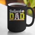 Ballpark Dad Baseball Softball Dad Of Ballers Graphic Print Coffee Mug
