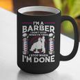 Barber s For Men Dad Hairstyling Humor Quote Small Graphic Print Coffee Mug