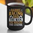 Barrel Racing Dad Horse Barrel Racer Graphic Print Coffee Mug