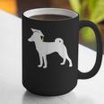 Basenji Graduation Dog Graduate Graphic Print Coffee Mug