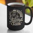 Bearded Dad Daddy Papa Father’s Day Resting Beard Face Graphic Print Coffee Mug