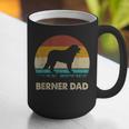Berner Dad For Men Bernese Mountain Dog Vintage Dad Graphic Print Coffee Mug