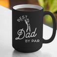 Best Dad By Par Father's Day Golf Daddy Golfing Golfer Graphic Print Coffee Mug