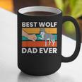 Best Wolf Dad Ever Graphic Print Coffee Mug