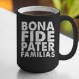 Bona Fide Pater Familias Best Dad Father's Day Shirt Graphic Print Coffee Mug
