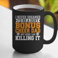 Bonus Cheer Dad Cheer Step Dad Graphic Print Coffee Mug