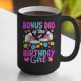 Bonus Dad Of The Birthday Girl Rolling Skate Bday Family Graphic Print Coffee Mug