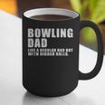 Bowling Dad Like A Regular Dad But Bigger Balls Bowling Dad Graphic Print Coffee Mug