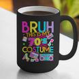 Bruh This Is My 70's Costume Nostalgia Mixtape 1970s Party Graphic Print Coffee Mug