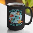 Cartoon Sarcasm Anti-Social Nihilism Introvert Fish Graphic Print Coffee Mug