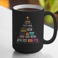 Cassette Tape Christmas Tree Graphic 80s 90s Retro Nostalgia Graphic Print Coffee Mug