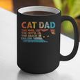 Cat Dad The Man The Myth Snack Dealer Fathers Day Graphic Print Coffee Mug