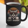 Cat Daddy Sunglasses Sunset Retro Fur Dad Papa Kitten Men Graphic Print Coffee Mug