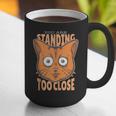 Cat Lover Antisocial Too Close Introvert People Hater Graphic Print Coffee Mug