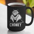 Chonk Fat And Hairy Cat Cats Kittens Dad Graphic Mom Funny Graphic Print Coffee Mug