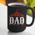 Circus Dad Of The Birthday Boy & Girl Carnival Family Outfit Graphic Print Coffee Mug