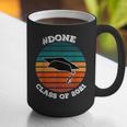 Class Of 2021 Done Senior Graduation Retro Sunset Graphic Print Coffee Mug