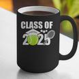 Class Of 2025 Graduation Senior Tennis Player Graphic Print Coffee Mug