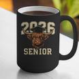 Class Of 2026 Highland Cow Senior Graduation School Pride Graphic Print Coffee Mug