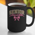 Class Of 2026 Pink Coquette Bow Senior Graduation Graphic Print Coffee Mug