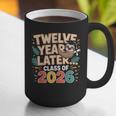 Class Of 2026 Senior Twelve Years Later Sloth Graduation Graphic Print Coffee Mug