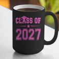 Class Of 2027 Pink Girls Shirt Graduation Graphic Print Coffee Mug