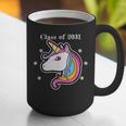 Class Of 2031 Graduation Year UnicornShirt Graphic Print Coffee Mug