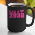 Class Of 2038 Pink Girls Growing Up School Memory Graduation Graphic Print Coffee Mug Class Of 2038 Pink Girls Growing Up School Memory Graduation Graphic Print Coffee Mug