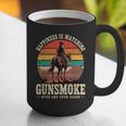 Classic Western Nostalgia Cowboy Sunset Graphic Print Coffee Mug