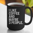 I Like Coffee Introvert Coffee Lovers Sarcastic Humor Graphic Print Coffee Mug